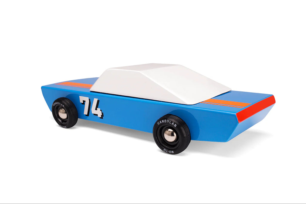 Candylab Blu74 Sportscar Houten auto Design uit USA Wehebbenallesinhuis.nl Race auto