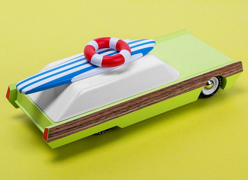 Candylab Surfin Griffin met Surfplank Houten auto Design Wehebbenallesinhuis.nl