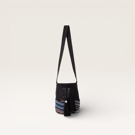 Check net crossbody M | Black