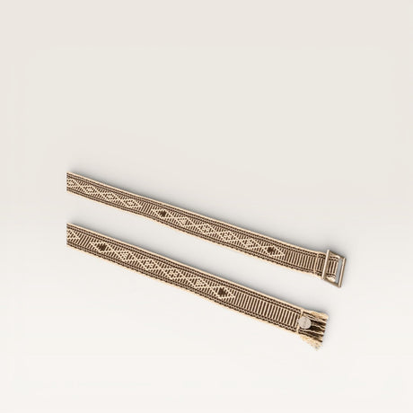 Geometric buckle belt | Black