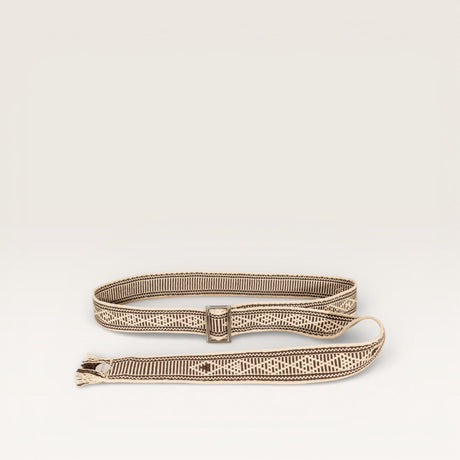 Geometric buckle belt | Black