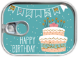 Kaart in blikje Leukste kaartje van Nederland Happy Birthday Taart Keileuk!