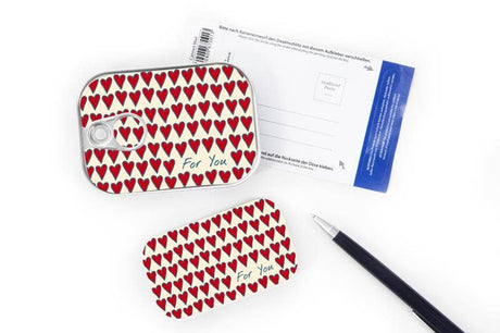 Kaart in blikje Leukste kaartje van Nederland  Hartendief Valentein of gewoon zo origineel kaartje! Wehebbenallesinhuis.nl