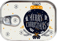Kaart in blikje Leukste kaartje van Nederland Kerst 3 Merry Christmas kerstbal Wehebbenallesinhuis.nl