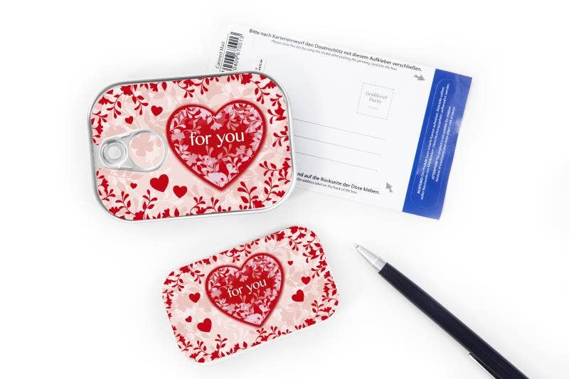 Kaart in blikje Leukste kaartje van Nederland  Love Hart voor jou Wehebbenallesinhuis.nl