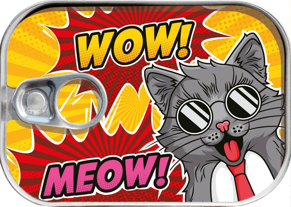 Kaart in visblikje Leukste kaartje van Nederland WoW MeoW! Origineel cadeau Wehebbenallesinhuis.nl