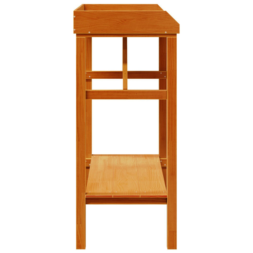 Oppottafel 75x40x90 cm massief grenenhout en acaciahout