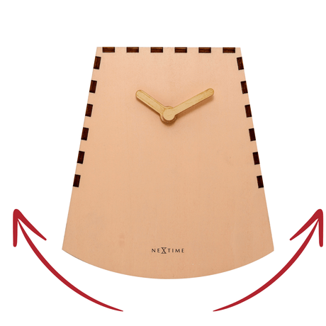 Next Time bewegende tafelklok bij wehebbenallesinhuis.nl