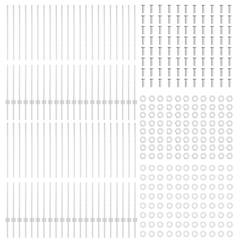 88 stuks U-profiel Zilver 180 cm Stalen heipalen