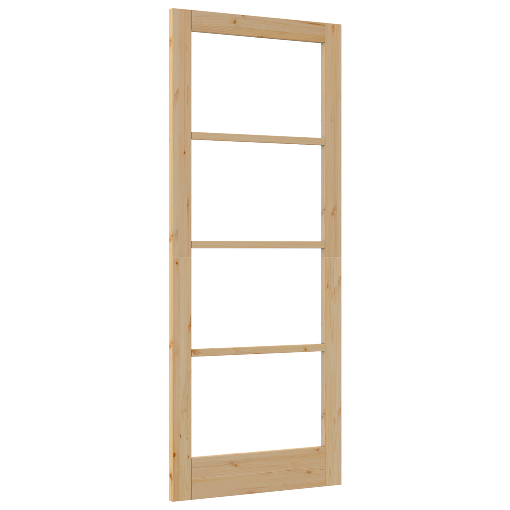 Interne Deur met Glas 'ORKDAL'86x211x4 cm Massief Hout