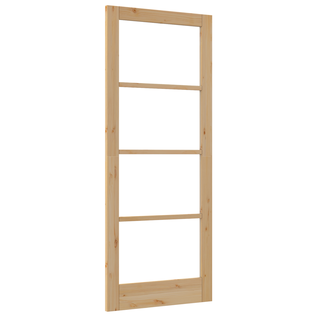 Interne Deur met Glas 'ORKDAL'86x211x4 cm Massief Hout