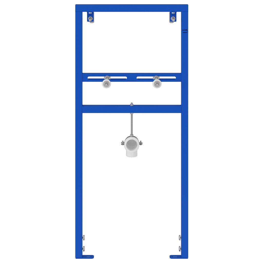Montageframe wasbak verborgen 50x112-136 cm staal