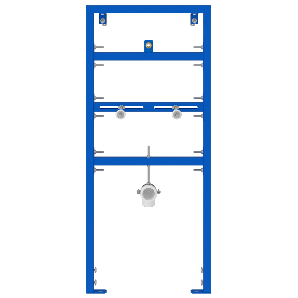 Montageframe urinoir verborgen 50x115-136 cm staal