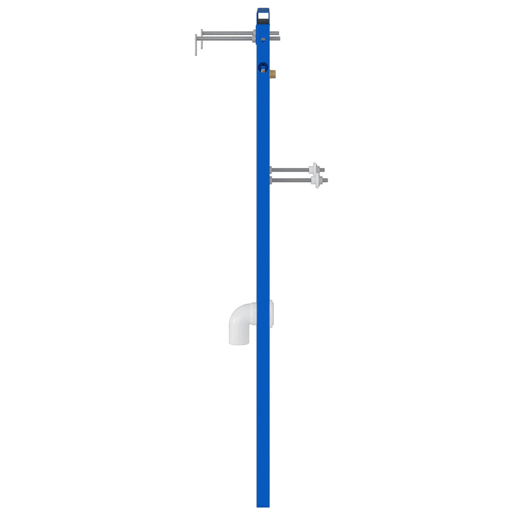 Montageframe urinoir verborgen 50x115-136 cm staal