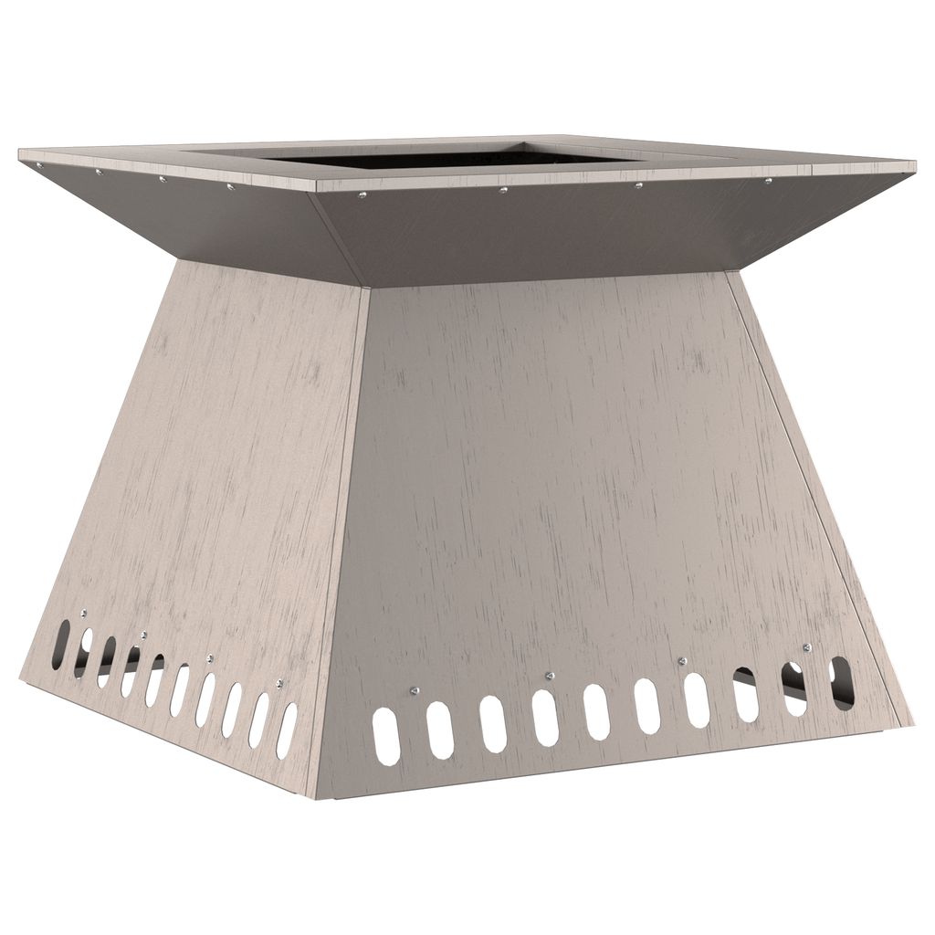 Vuurkorf 60x60x50 cm Weerbestendig Staal