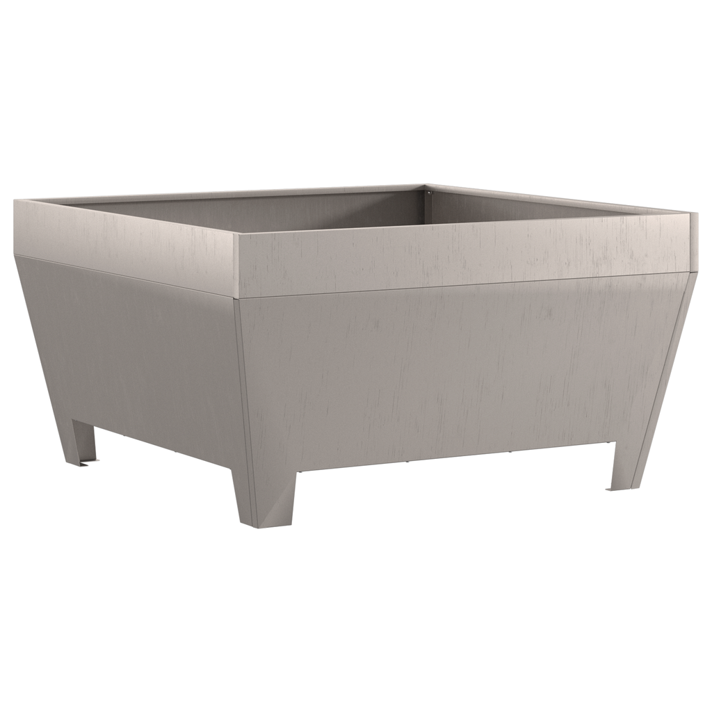 Vuurkorf vierkant 80x80x43 cm cortenstaal