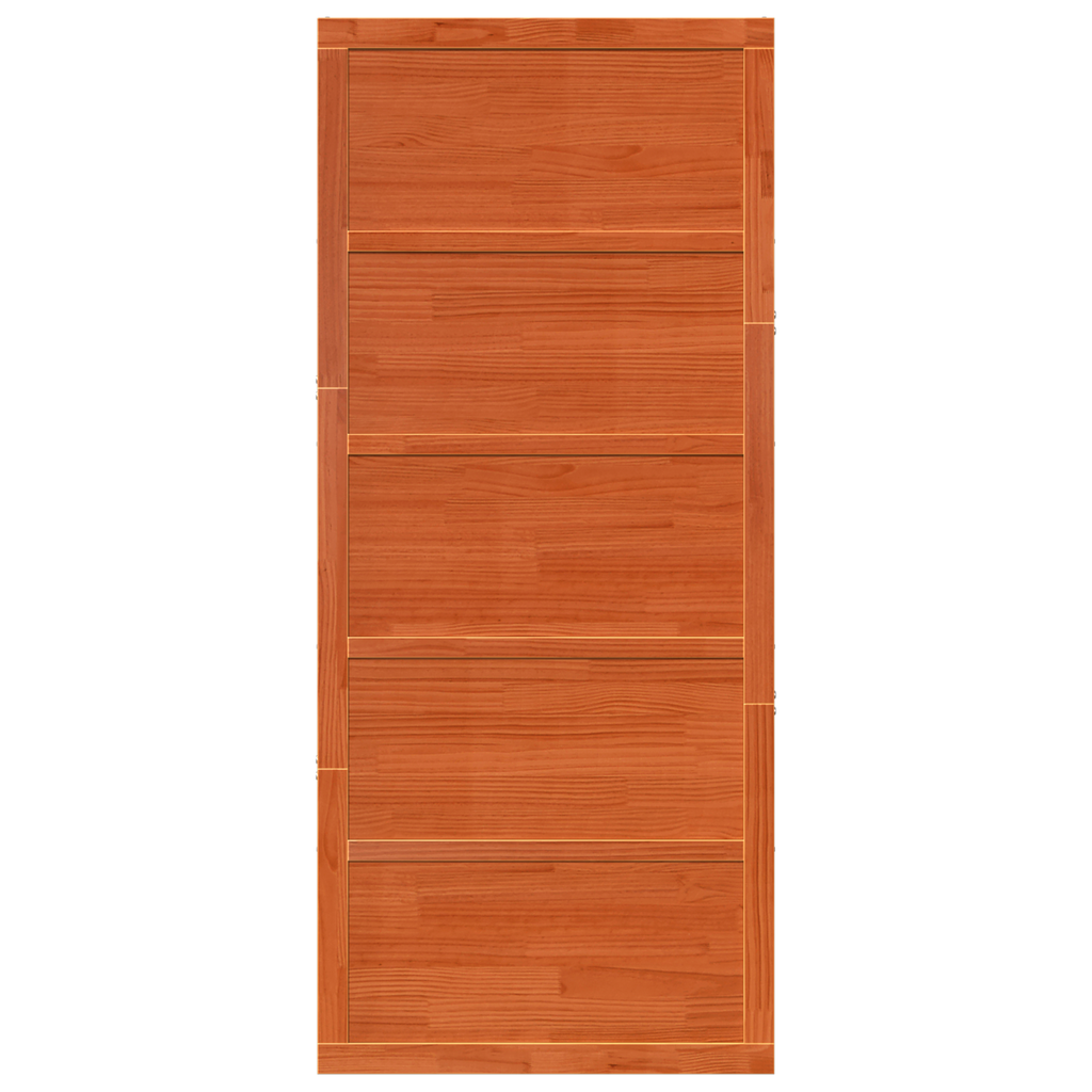 Schuifdeur Gewaxte Bruin 100x208 cm Massief Hout Vuren