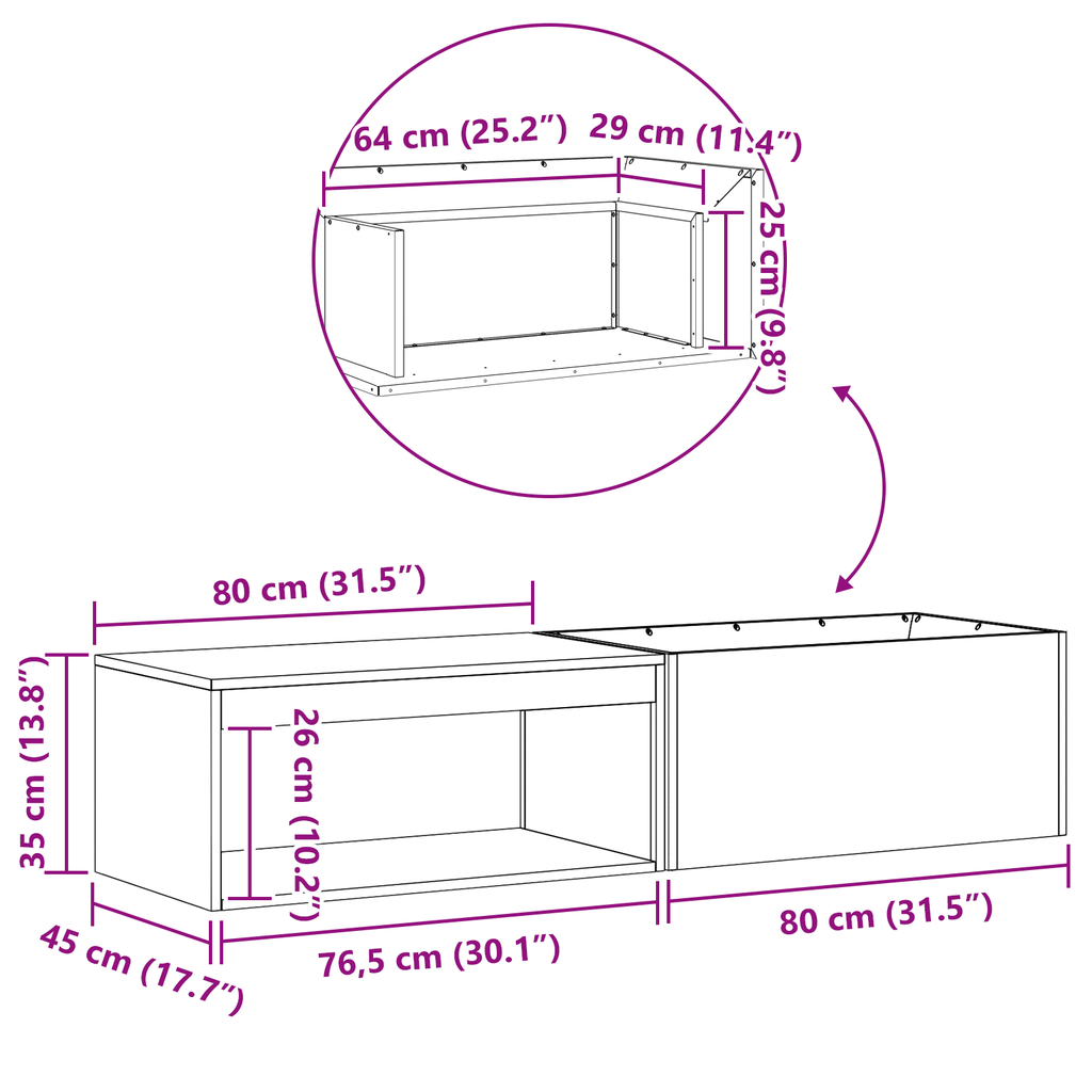 Vuurkorf met Houtopslag Zwart 160x45x35 cm Staal