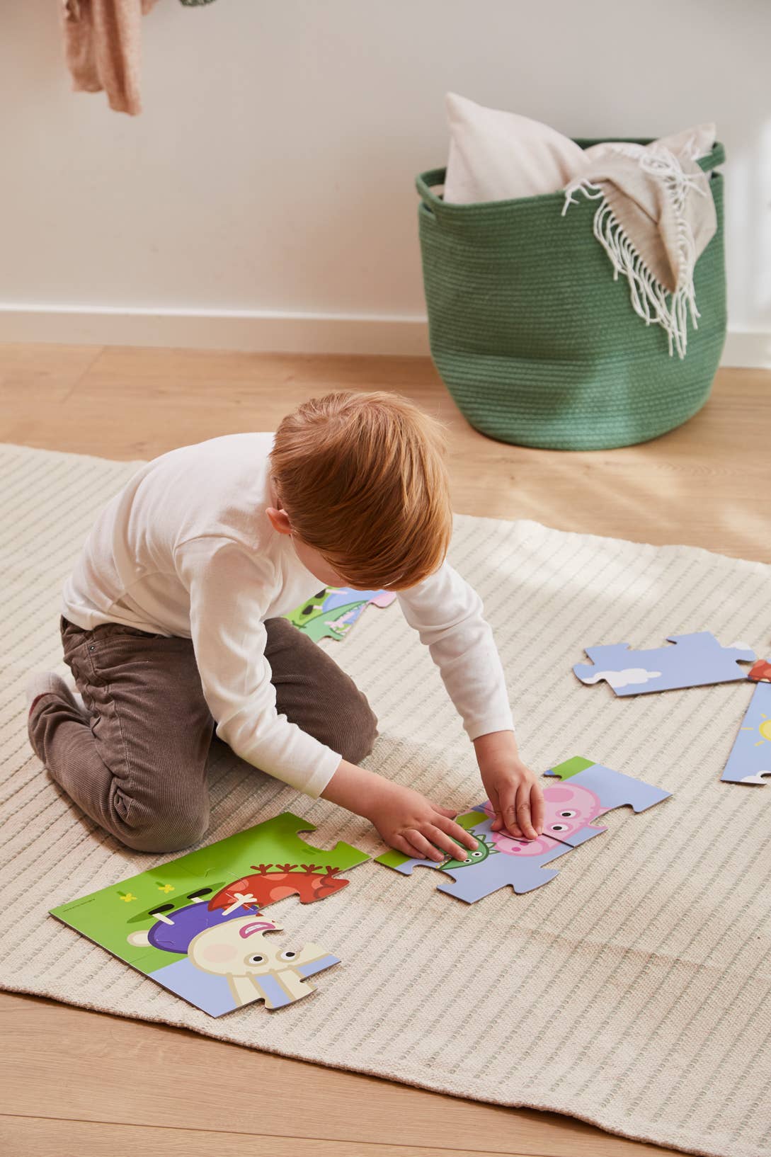 Puzzelen met Gustav Gris en Peppa Pig dinosaurus Leren en Spelen Vanaf 2 Jaar! Wehebbenallesinhuis.nl