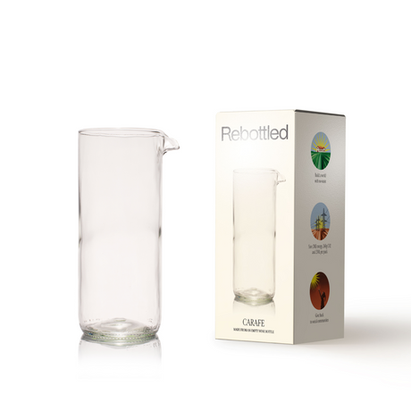 Carafe N°1 - Gemaakt van gerecycled glas uit oude wijnflessen
