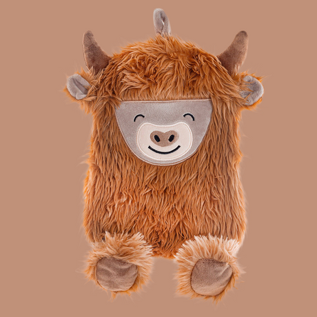 Schattige Schotse Hooglander Warmwaterkruik van Sass & Belle Ideaal Pluche Cadeau voor Kinderen
