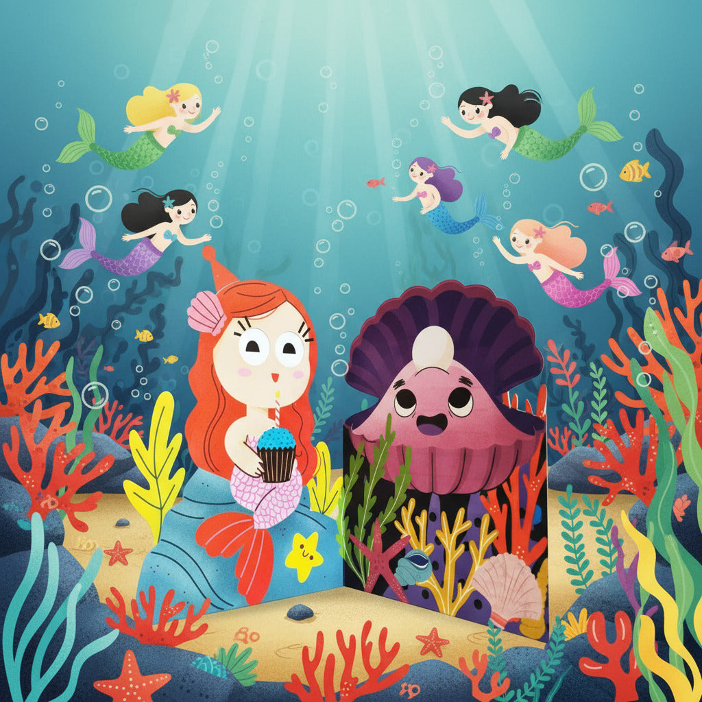 Schattige kaarten met bewegende oogjes Zeemeermin bij Wehebbenallesinhuis.nl