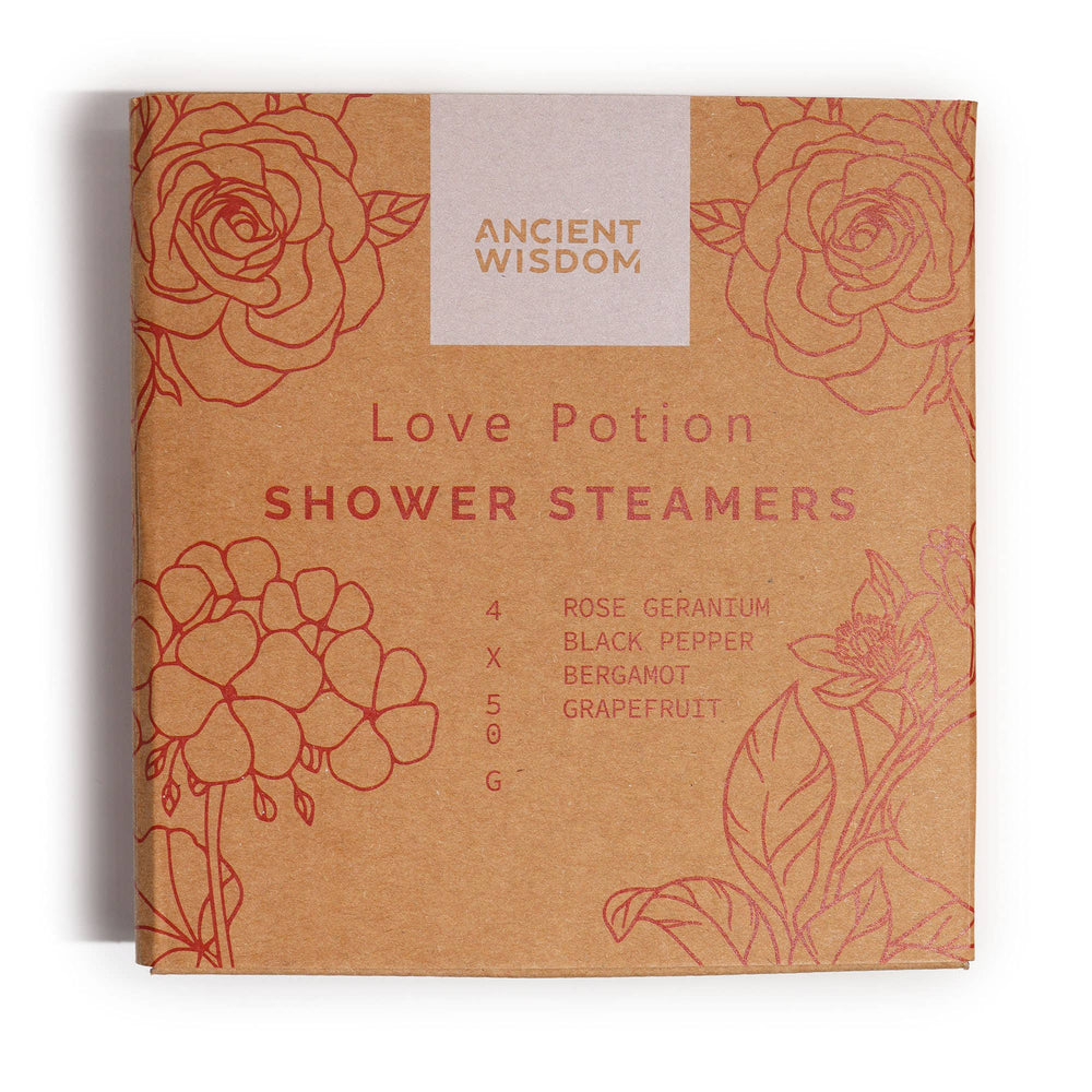 Shower Steamers  Zen Wellness set Luxueuze Douche tabletten  met etherische oliën. Roze Blackpepepr Bergamot