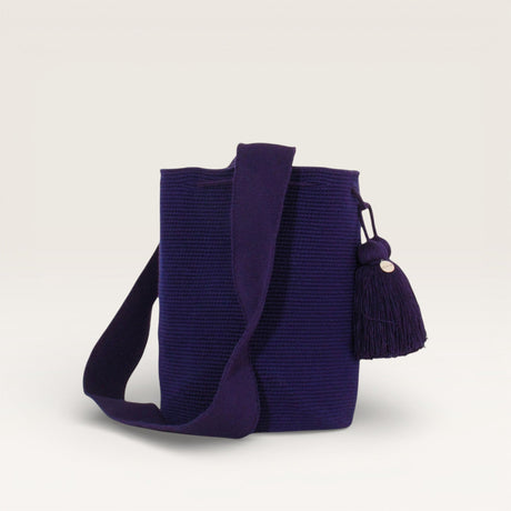 Solid crossbody bag L | Midnight