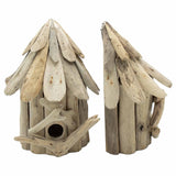 Uniek Drijfhout Vogelhuisje het Cadeau voor Tuinliefhebbers Handgemaakt en Duurzaam Kwaliteit van Gerecycled Hout 