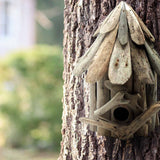 Uniek Drijfhout Vogelhuisje het Cadeau voor Tuinliefhebbers Handgemaakt en Duurzaam Kwaliteit van Gerecycled Hout Wehebbenallesinhuis
