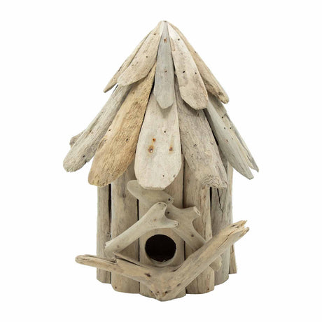 Uniek Drijfhout Vogelhuisje het Cadeau voor Tuinliefhebbers Handgemaakt en Duurzaam Kwaliteit van Gerecycled Hout Wehebbenallesinhuis.nl