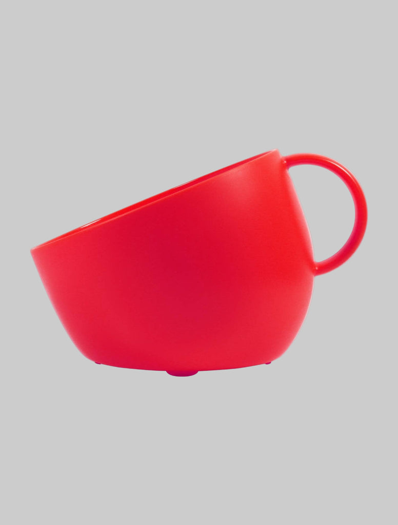 United Pets Milieuvriendelijke Hoog Kopje Anti-Spat  Voor Eten en Water Design uit Italie 2500 ml!  Rood Wehebbenallesinhuis.nl