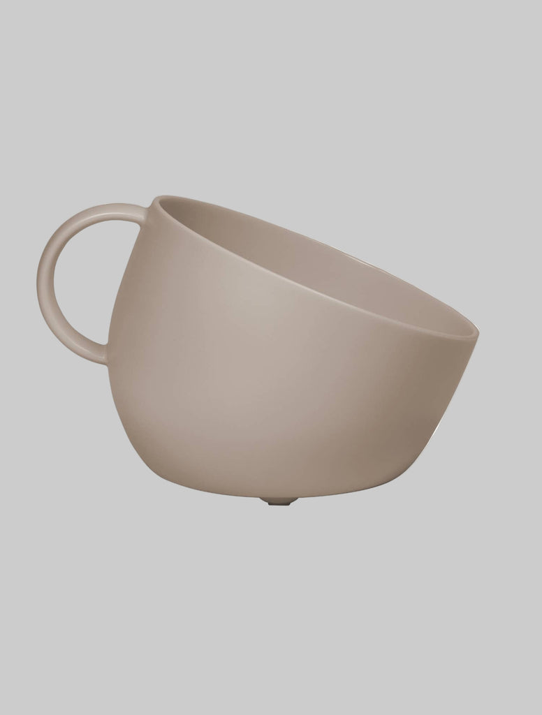 United Pets  Milieuvriendelijke Hoog Kopje Anti-Spat  Voor Eten en Water  Design uit Italie  2500 ml! Wehebbenallesinhuis.nl Taupe