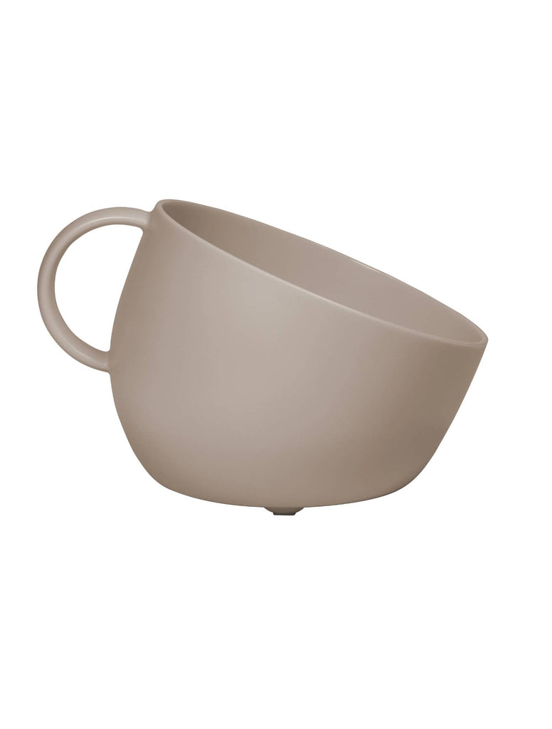 United Pets  Milieuvriendelijke Hoog Kopje Anti-Spat  Voor Eten en Water  Design uit Italie  2500 ml! Wehebbenallesinhuis.nl Taupe