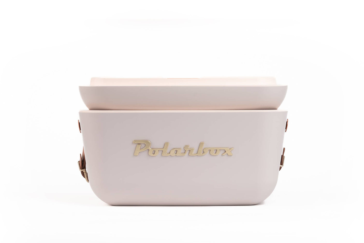 Polarbox koelbox 20l Classic Gold retro chic met leren band