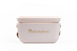 Polarbox koelbox 20l Classic Gold retro chic met leren band
