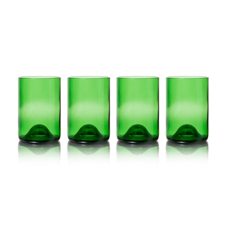 Tumbler 4-pack - Gemaakt van gerecycled glas uit oude wijnflessen