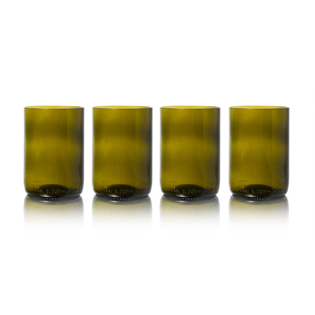 Tumbler 4-pack - Gemaakt van gerecycled glas uit oude wijnflessen