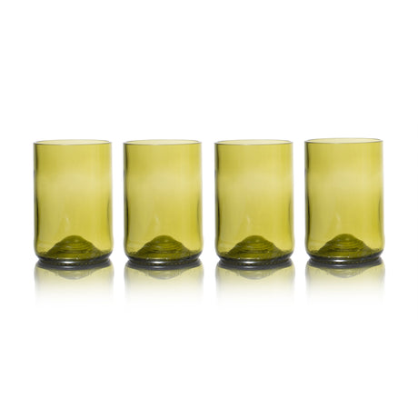 Tumbler 4-pack - Gemaakt van gerecycled glas uit oude wijnflessen