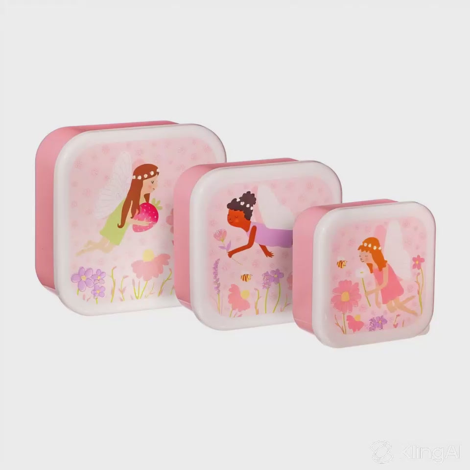 Friendly Fairies Fairy lunch boxes - set of 3 - Sass & Belle - Lovely gift