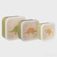 Desert Dino lunchboxen - set van 3 - Sass & Belle Europe - Lief en Leuk - Cadeautip