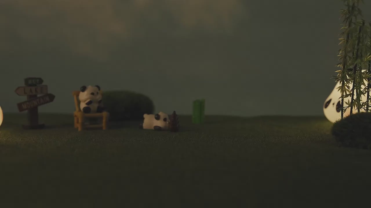 Actie Bedlampje - Nachtlampje - PiPa Panda (USB)  - USB oplaadbaar - Timer
