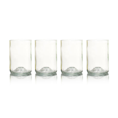 Tumbler 4-pack - Gemaakt van gerecycled glas uit oude wijnflessen